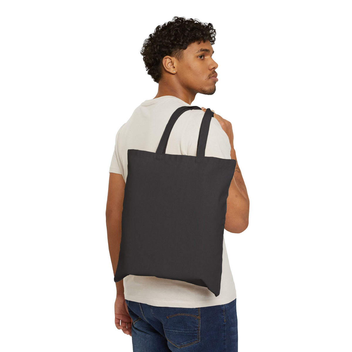 Cedar Key Cotton Tote Bag – I  Love Cedar Key logo Beach Market Bag