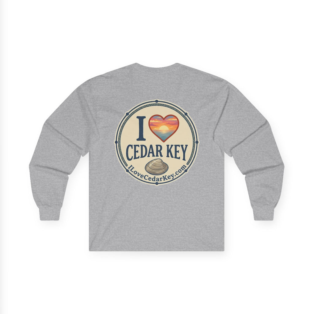 Official I Love Cedar Key logo  — Long Sleeve T-Shirt