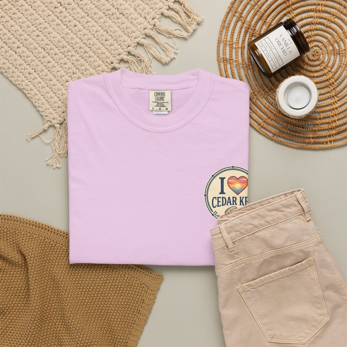 Official "I Love Cedar Key" Logo T-Shirt | Coastal Florida Tee