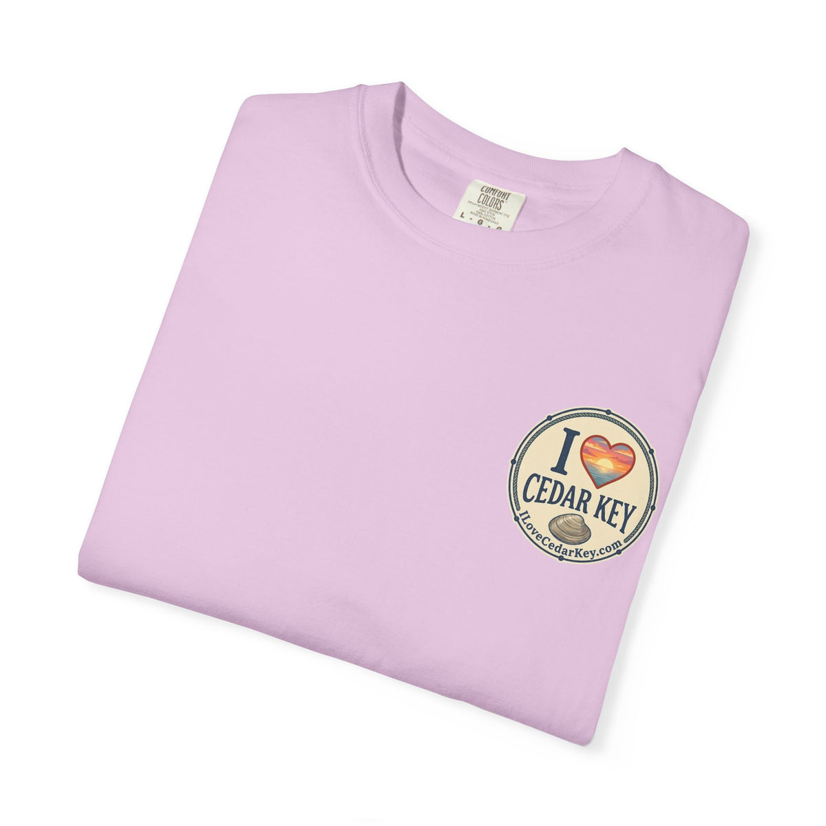 Official "I Love Cedar Key" Logo T-Shirt | Coastal Florida Tee