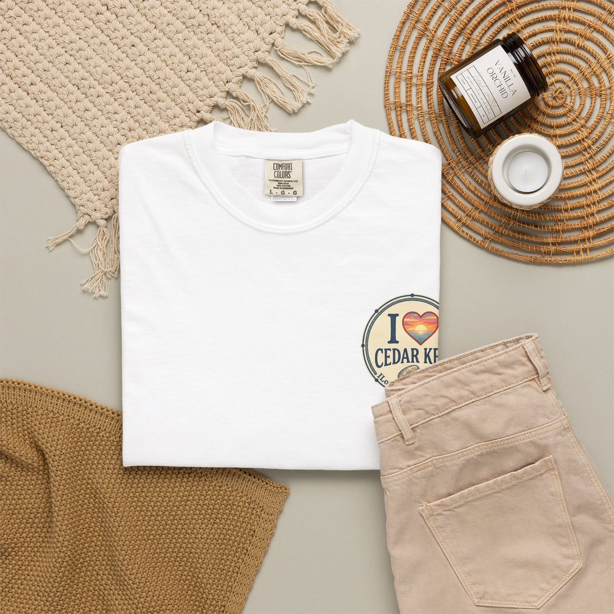 Official "I Love Cedar Key" Logo T-Shirt | Coastal Florida Tee