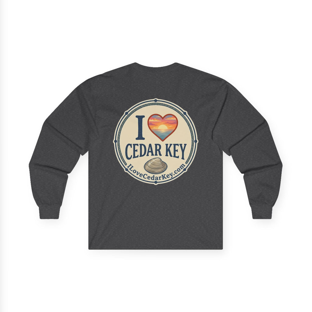 Official I Love Cedar Key logo  — Long Sleeve T-Shirt
