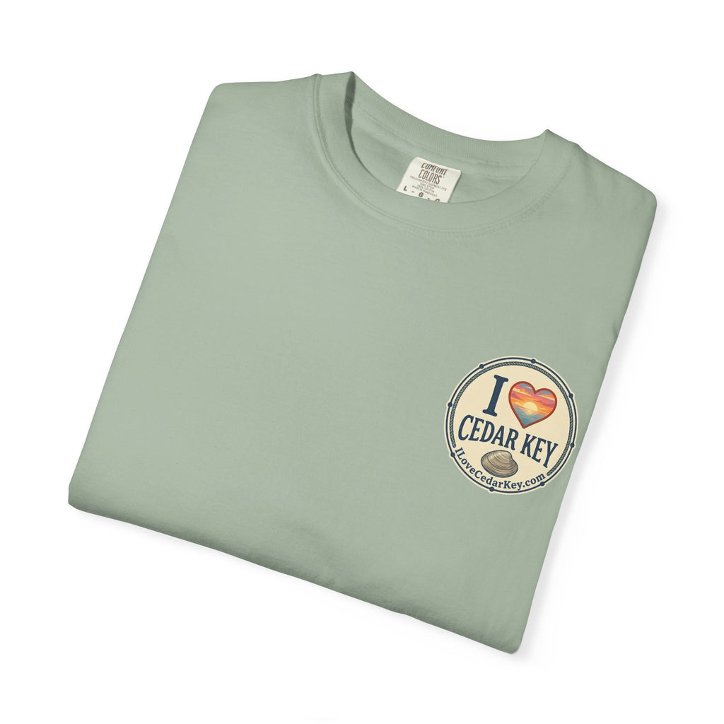 Official "I Love Cedar Key" Logo T-Shirt | Coastal Florida Tee