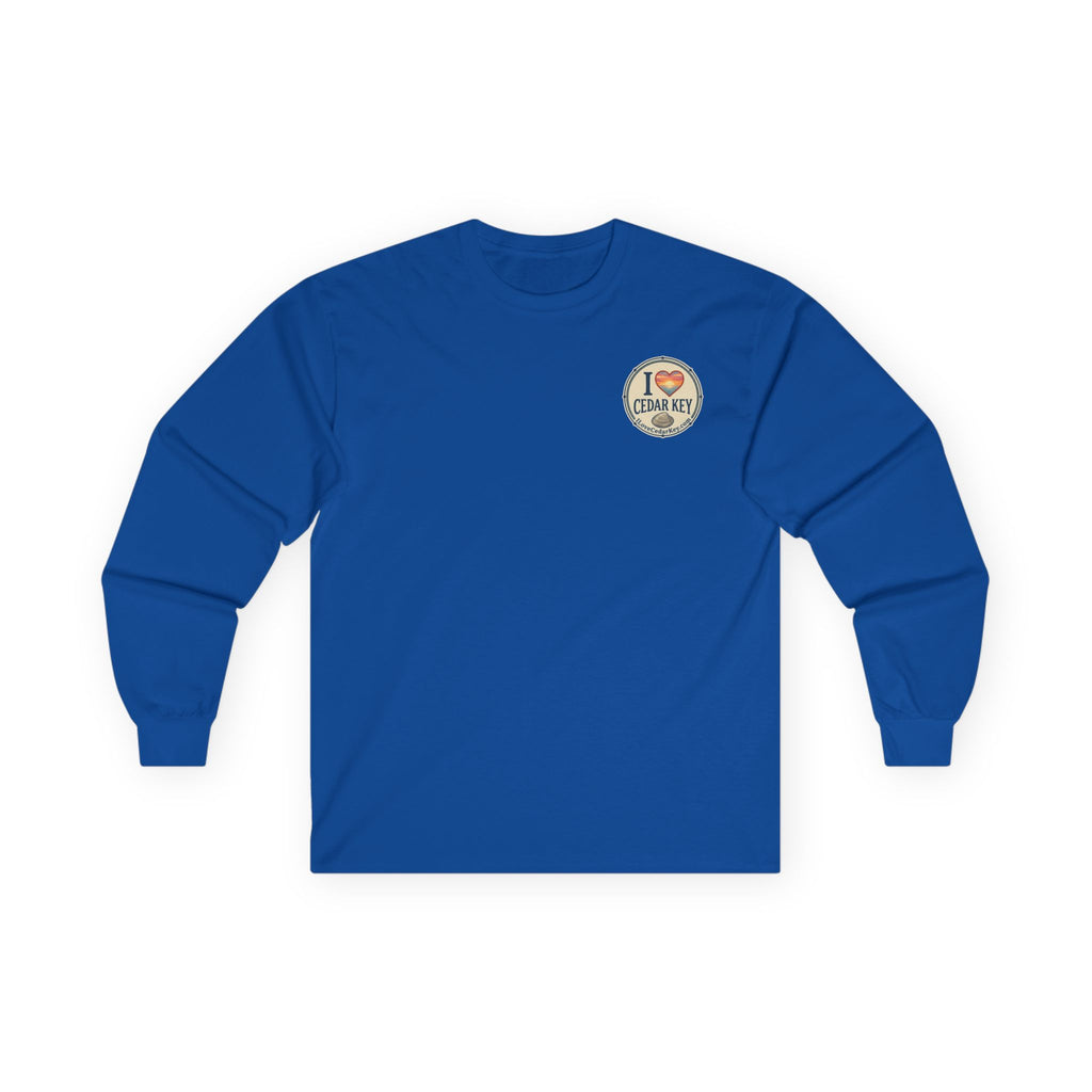 Official I Love Cedar Key logo  — Long Sleeve T-Shirt