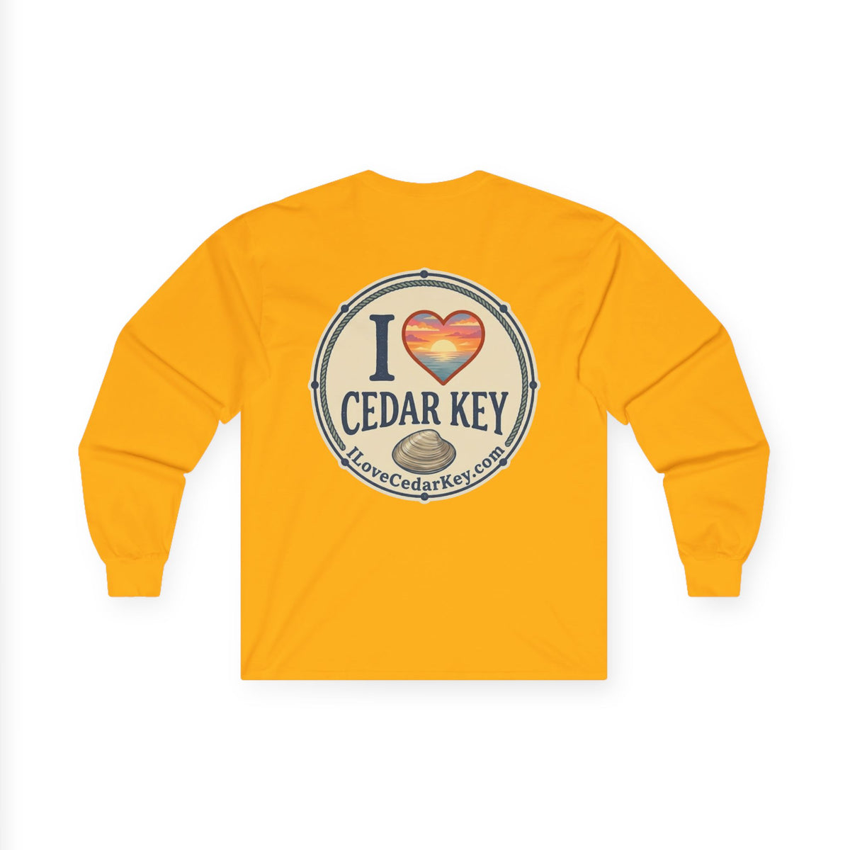 Official I Love Cedar Key logo  — Long Sleeve T-Shirt