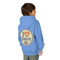 Youth Hoodie — I Love Cedar Key Logo Hooded Sweatshirt