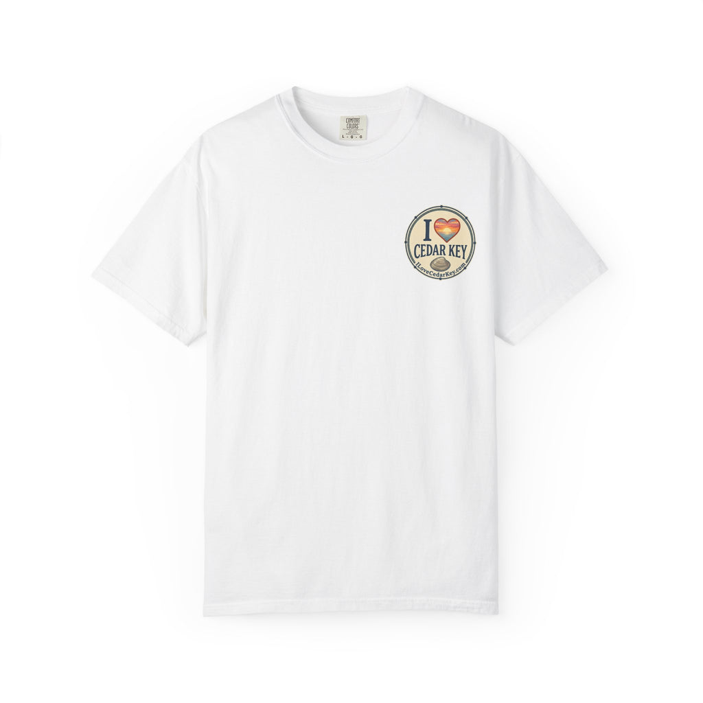 Official "I Love Cedar Key" Logo T-Shirt | Coastal Florida Tee
