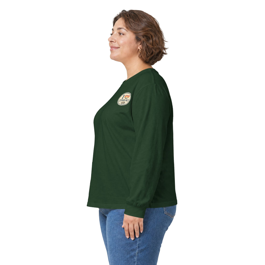 Official I Love Cedar Key logo  — Long Sleeve T-Shirt