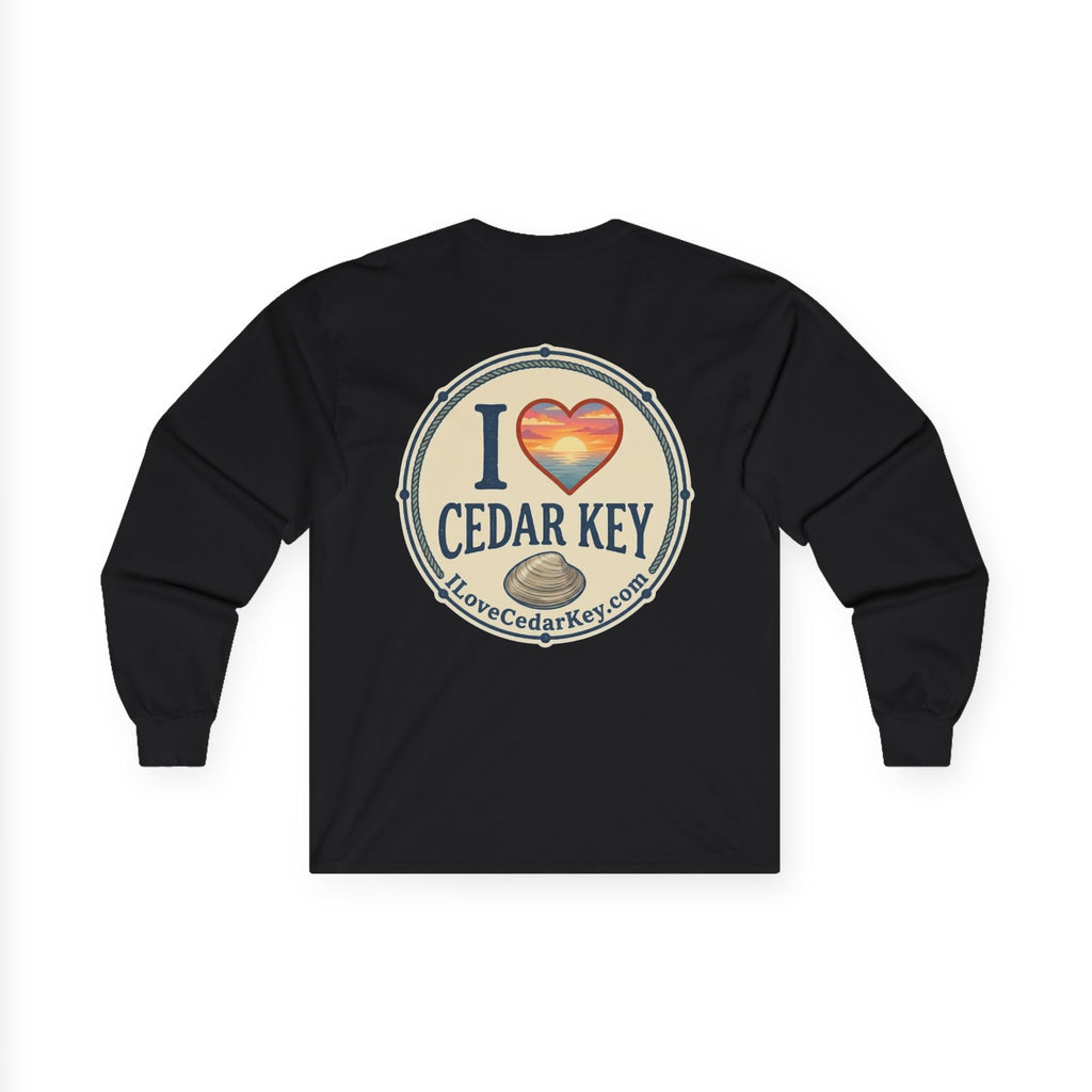 Official I Love Cedar Key logo  — Long Sleeve T-Shirt