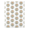 I Love Cedar Key Baby Swaddle Blanket — Soft Newborn Swaddling Wrap, Local Town Keepsake Gift