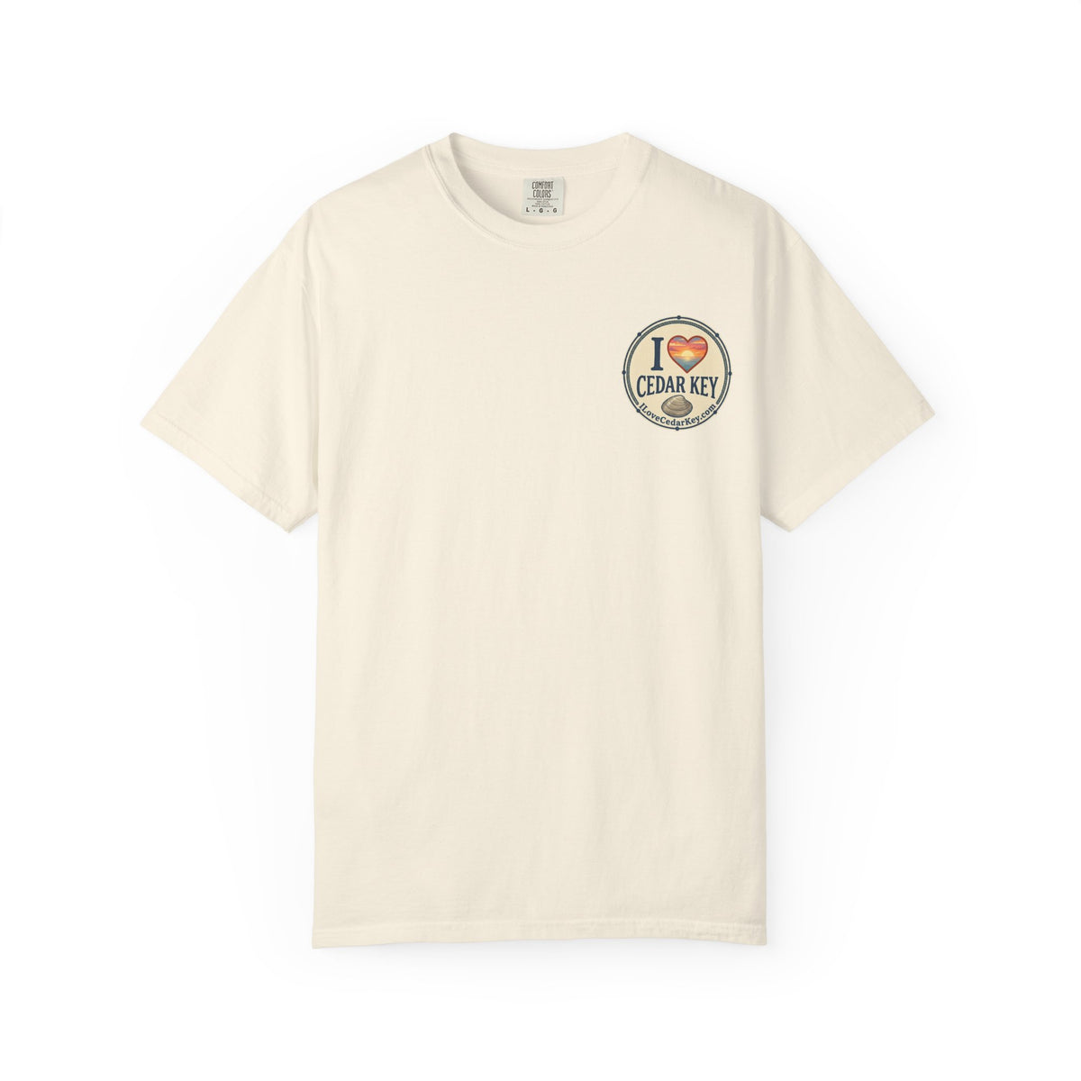 Official "I Love Cedar Key" Logo T-Shirt | Coastal Florida Tee