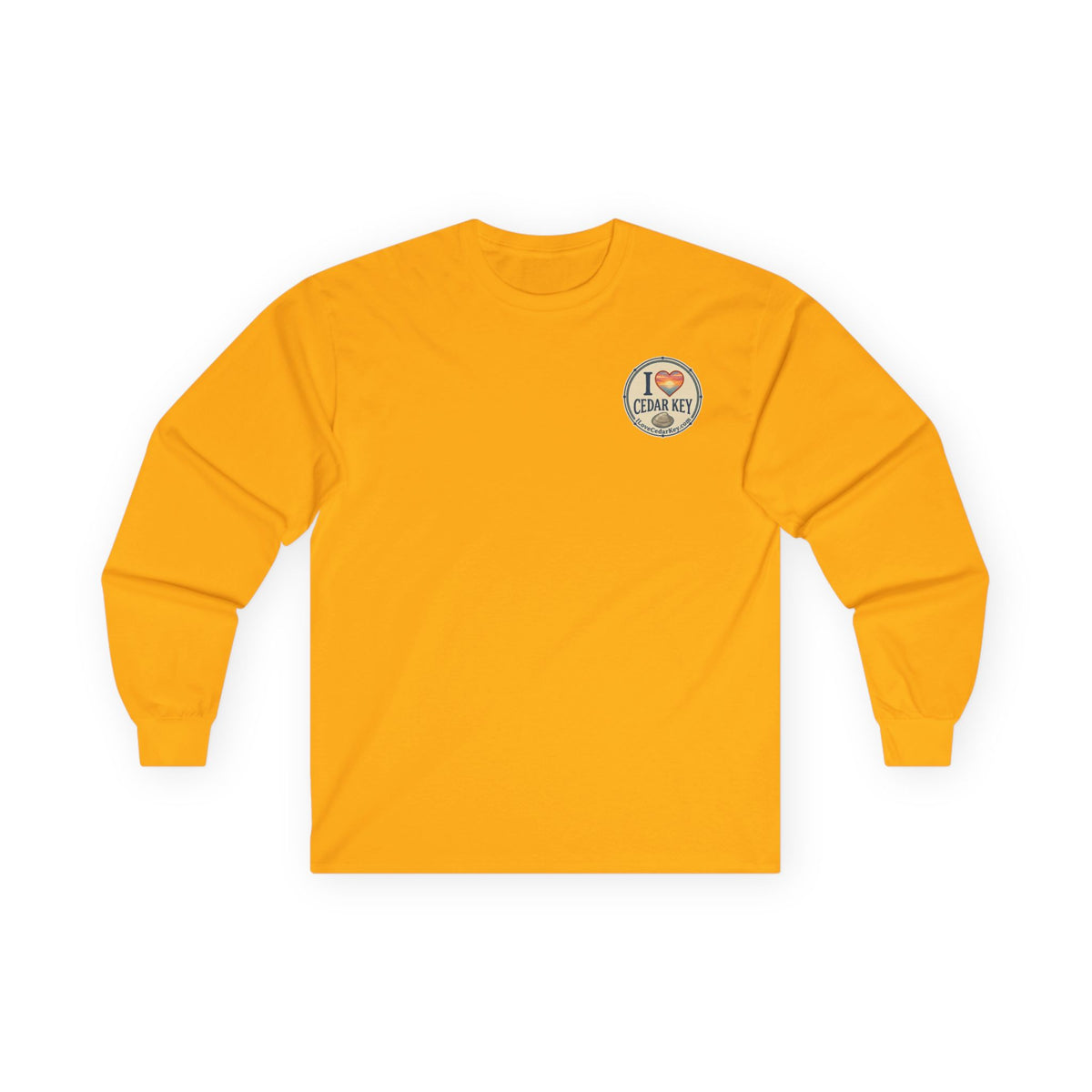 Official I Love Cedar Key logo  — Long Sleeve T-Shirt