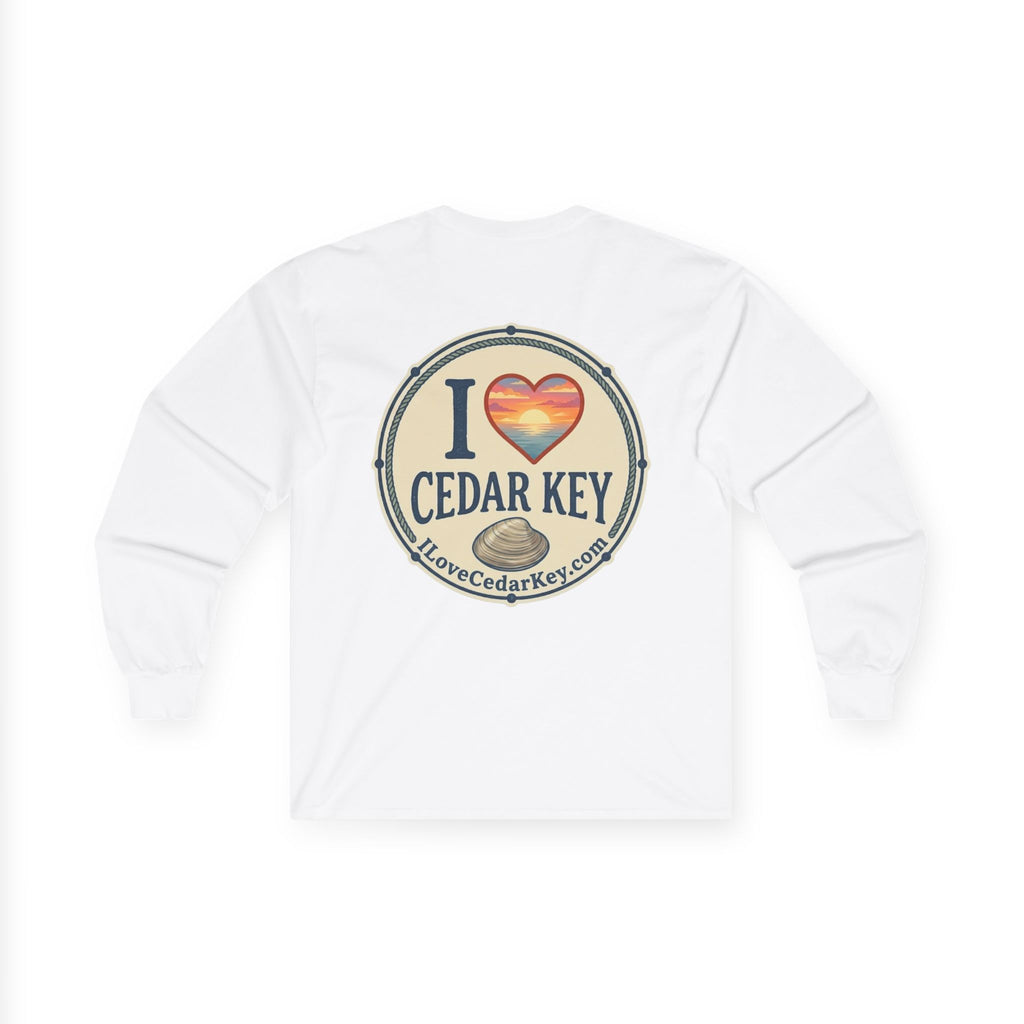 Official I Love Cedar Key logo  — Long Sleeve T-Shirt
