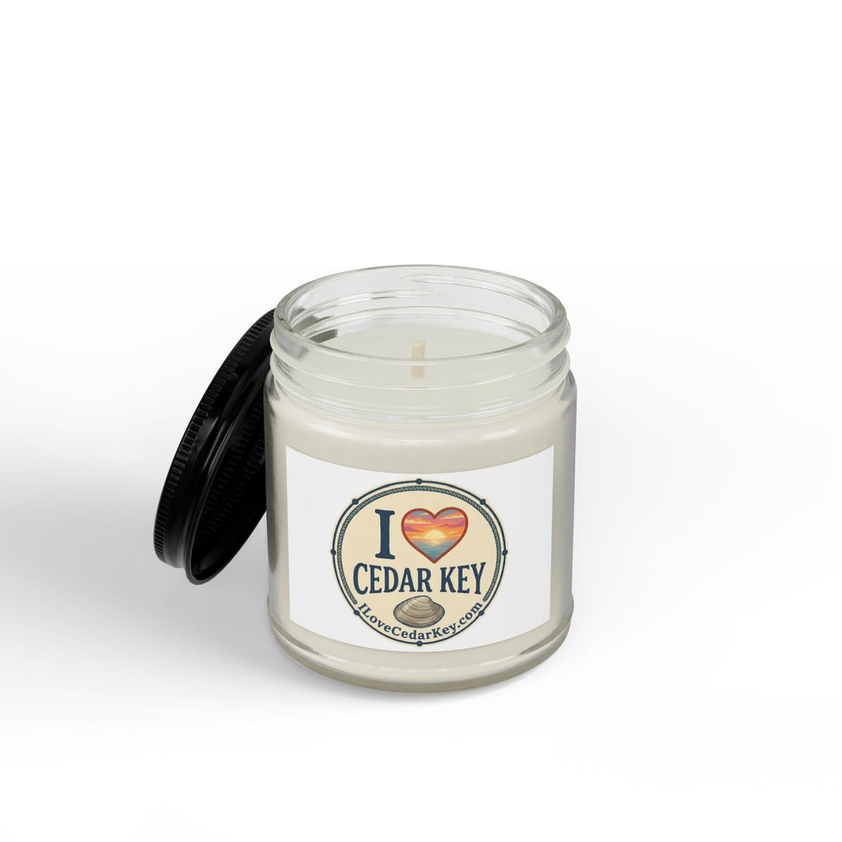 I Love Cedar Key Scented Soy Candle