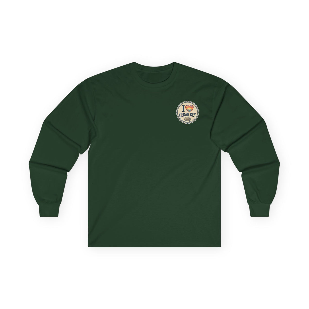 Official I Love Cedar Key logo  — Long Sleeve T-Shirt
