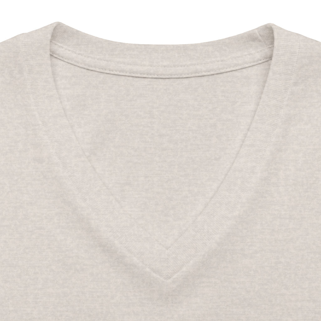 I Love Cedar Key Women's Relaxed V-Neck Tee — Soft Heathered Everyday Shirt