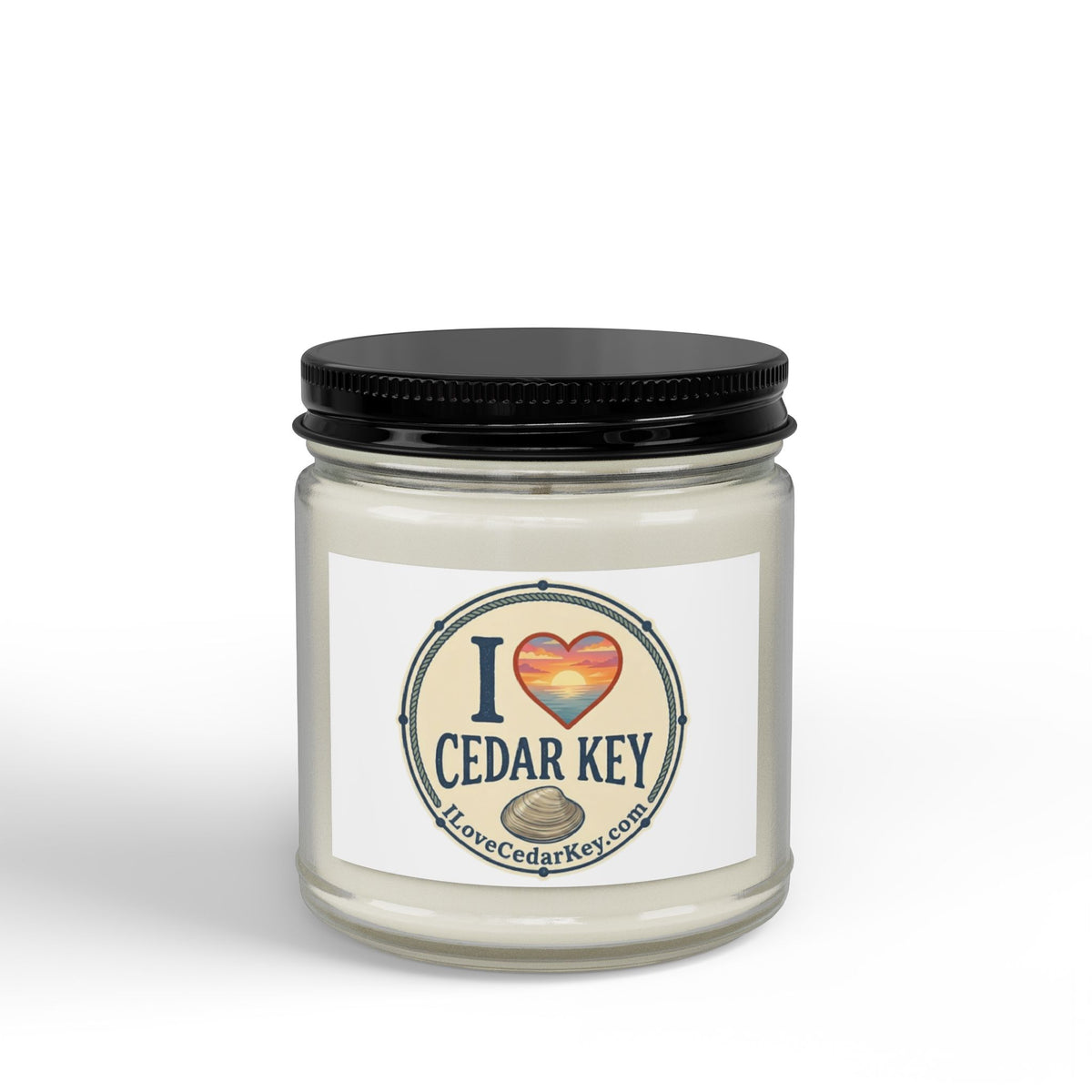 I Love Cedar Key Scented Soy Candle