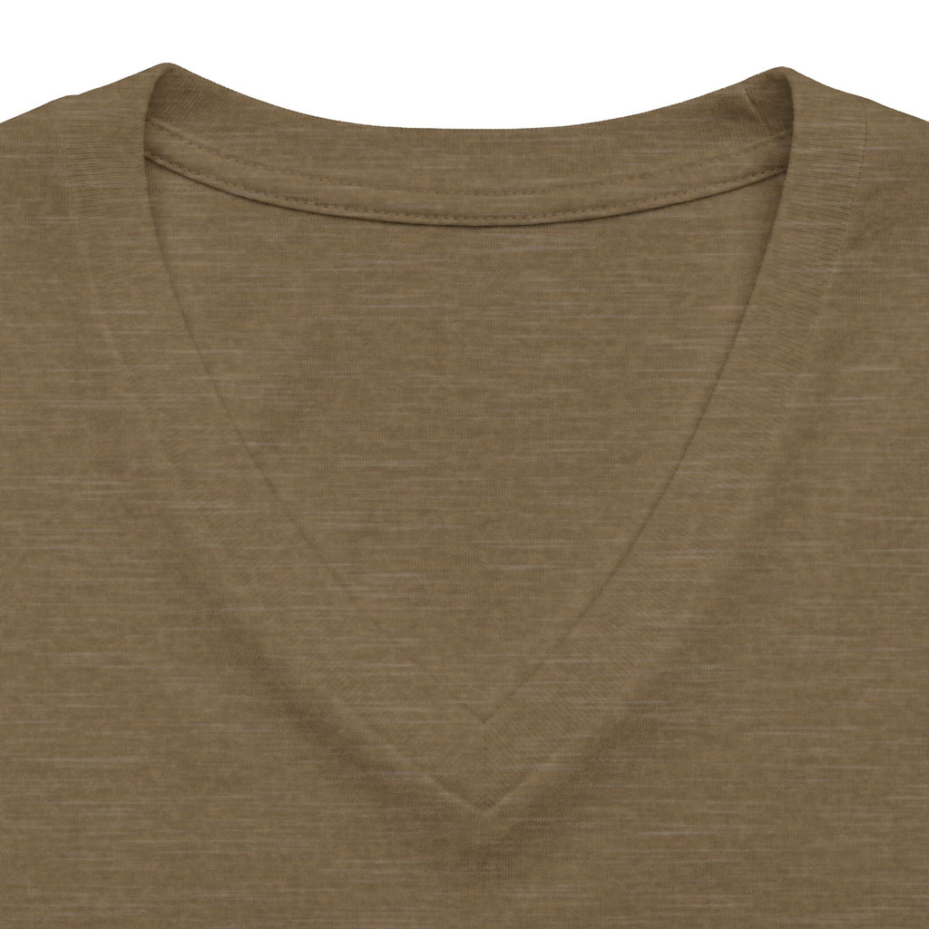 I Love Cedar Key Women's Relaxed V-Neck Tee — Soft Heathered Everyday Shirt