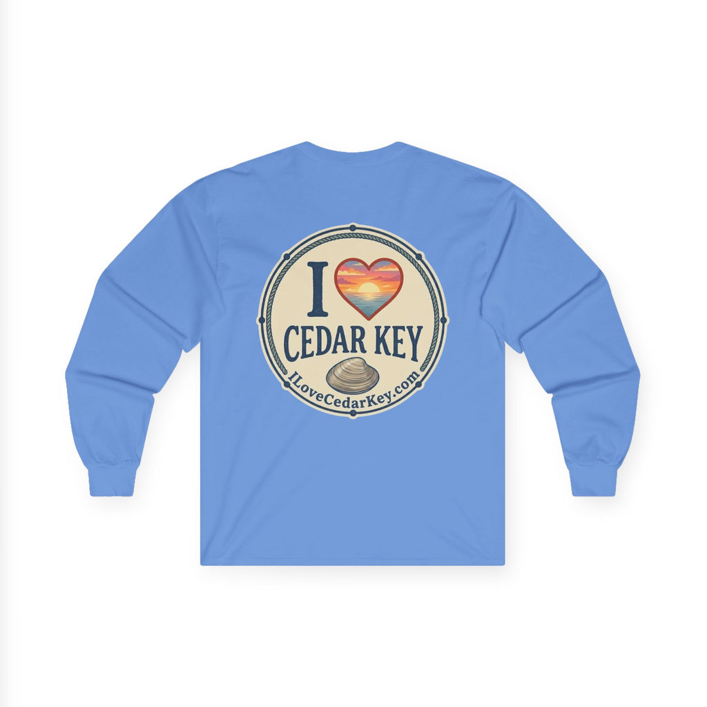 Official I Love Cedar Key logo  — Long Sleeve T-Shirt