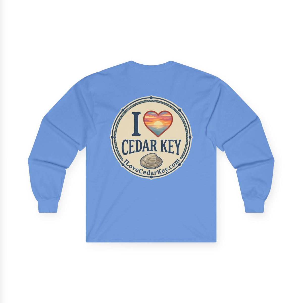 Official I Love Cedar Key logo  — Long Sleeve T-Shirt