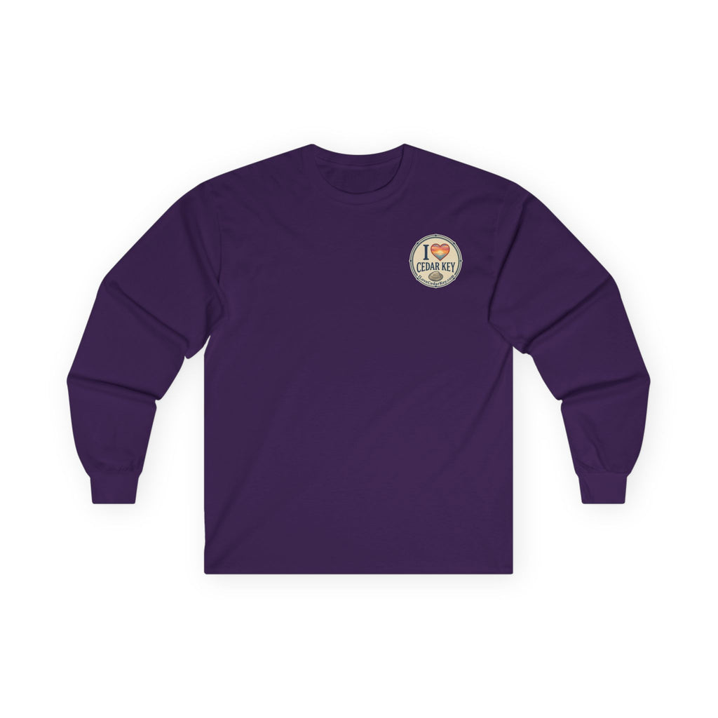 Official I Love Cedar Key logo  — Long Sleeve T-Shirt