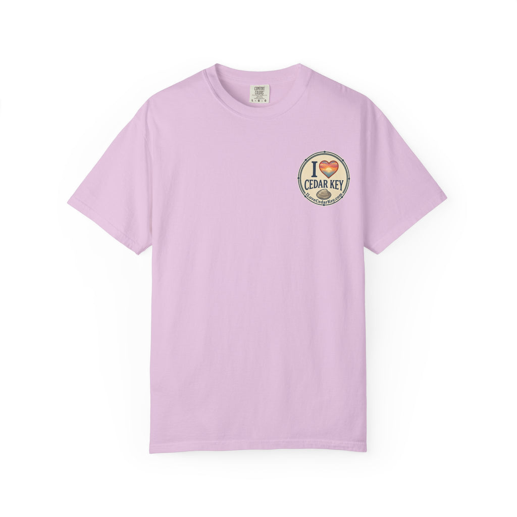 Official "I Love Cedar Key" Logo T-Shirt | Coastal Florida Tee