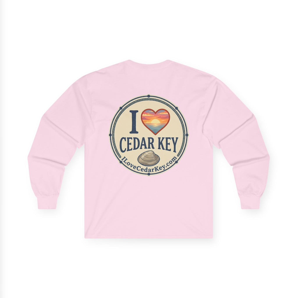 Official I Love Cedar Key logo  — Long Sleeve T-Shirt
