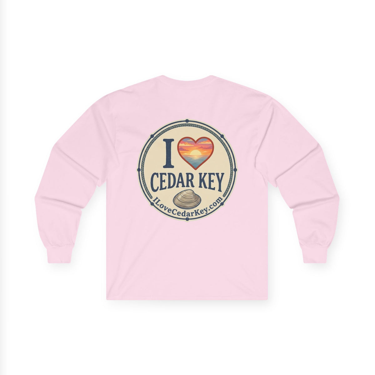 Official I Love Cedar Key logo  — Long Sleeve T-Shirt