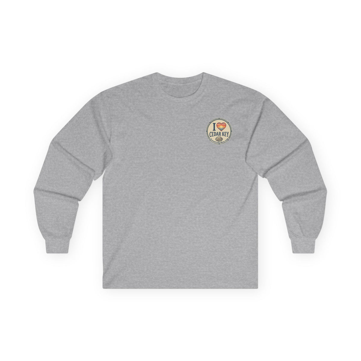 Official I Love Cedar Key logo  — Long Sleeve T-Shirt