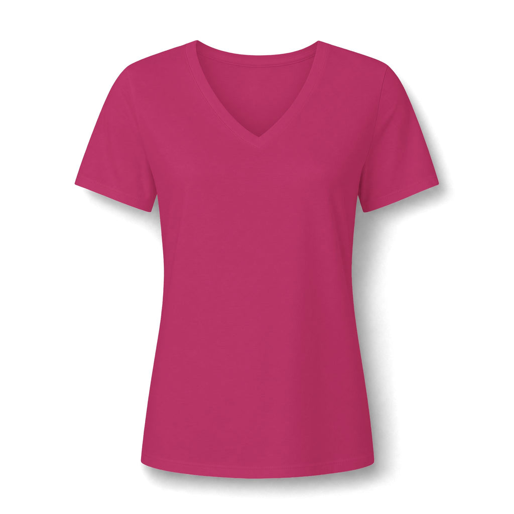 I Love Cedar Key Women's Relaxed V-Neck Tee — Soft Heathered Everyday Shirt