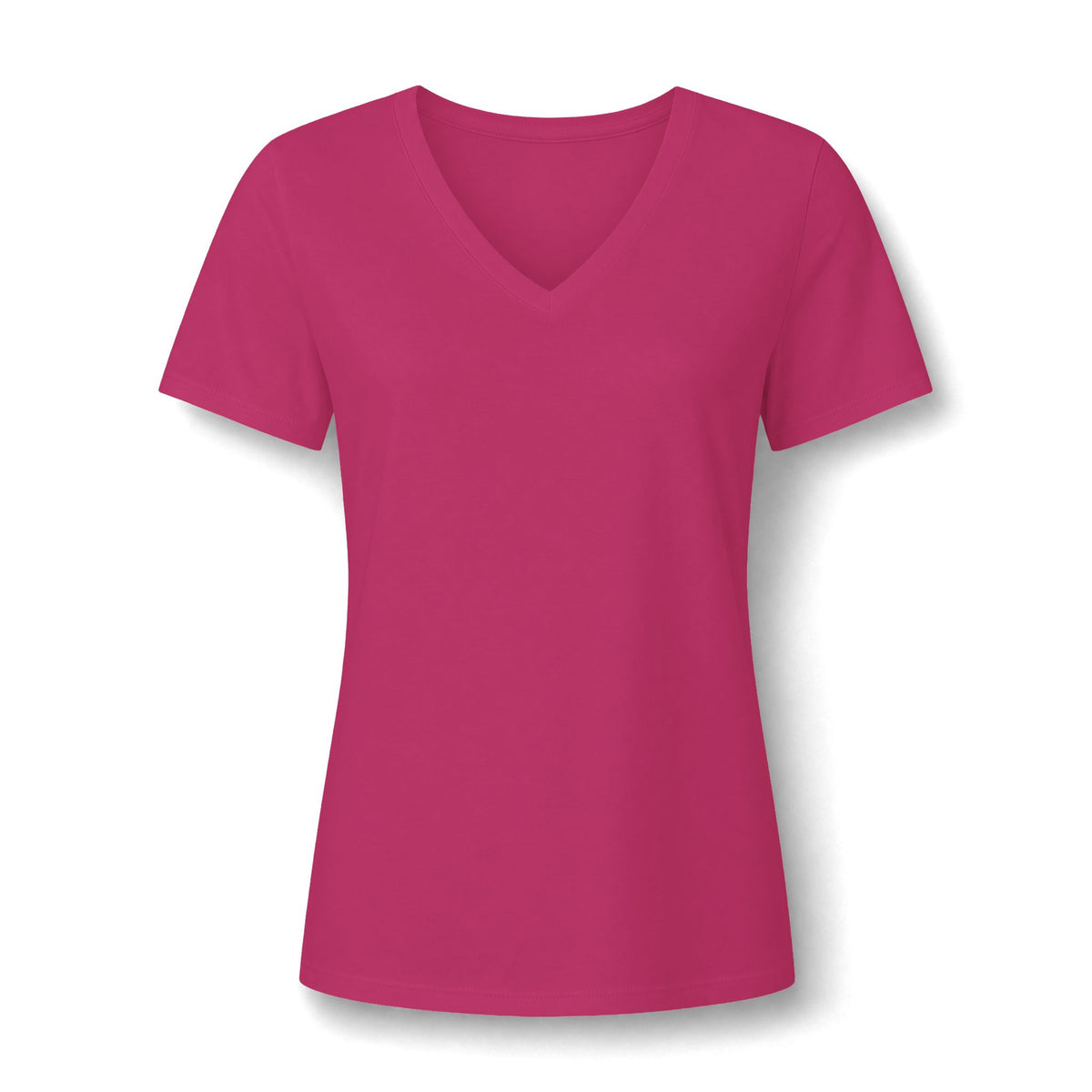I Love Cedar Key Women's Relaxed V-Neck Tee — Soft Heathered Everyday Shirt