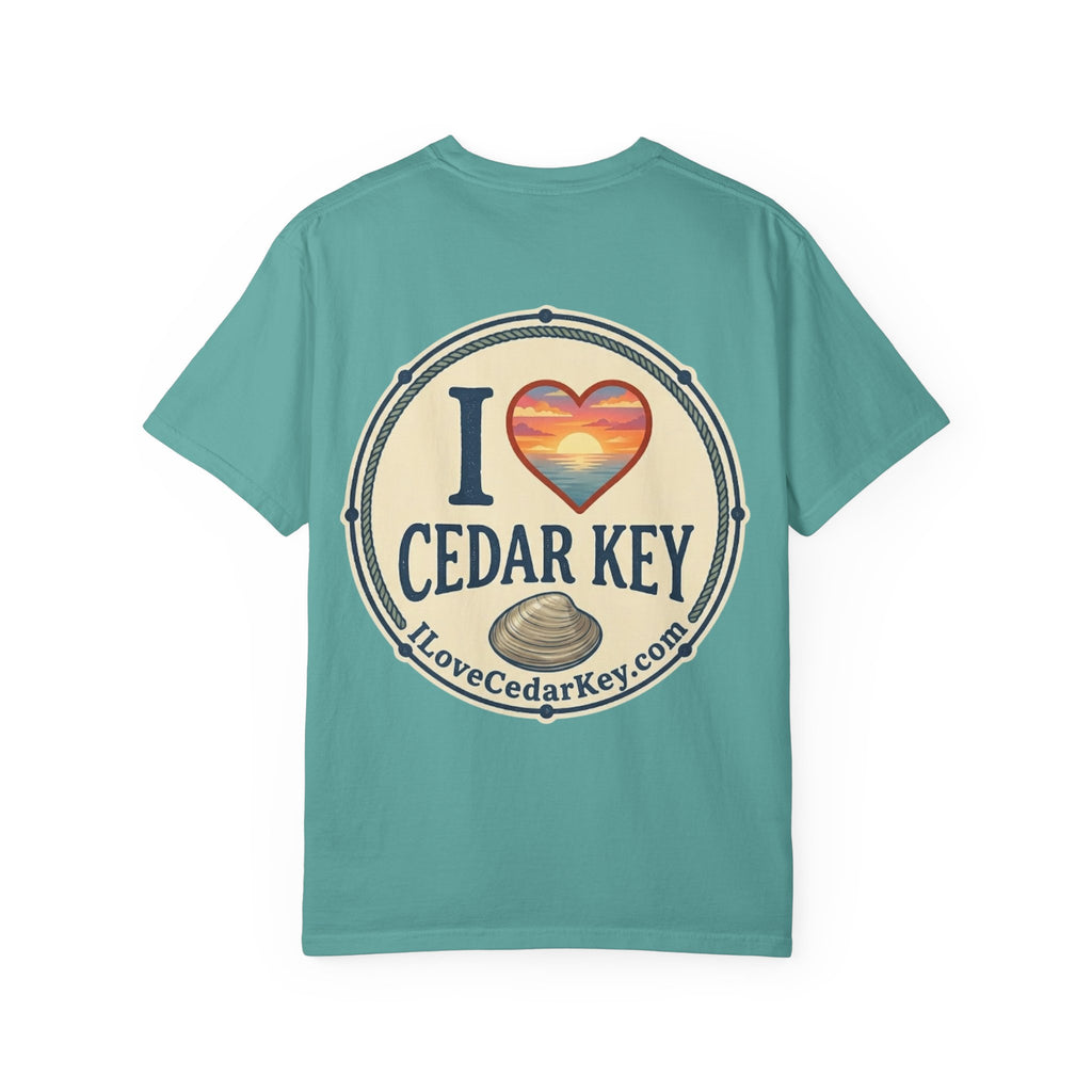 Official "I Love Cedar Key" Logo T-Shirt | Coastal Florida Tee