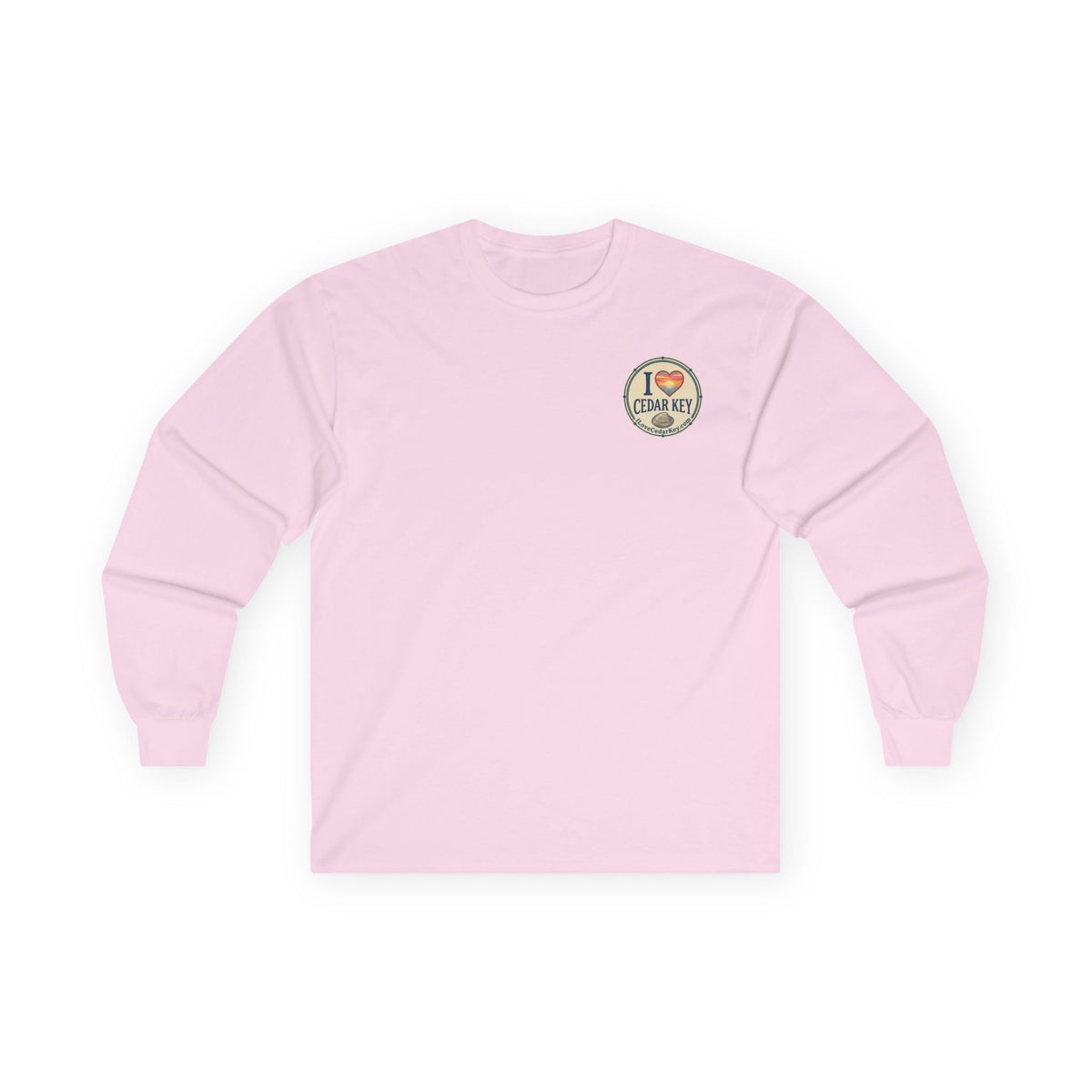 Official I Love Cedar Key logo  — Long Sleeve T-Shirt