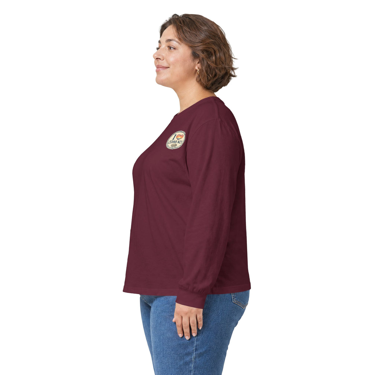 Official I Love Cedar Key logo  — Long Sleeve T-Shirt