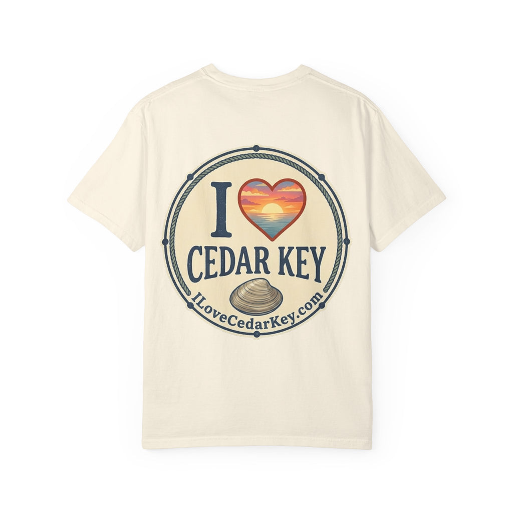 Official "I Love Cedar Key" Logo T-Shirt | Coastal Florida Tee