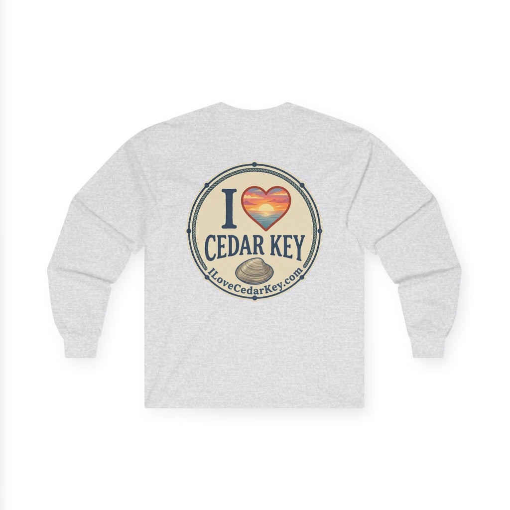 Official I Love Cedar Key logo  — Long Sleeve T-Shirt