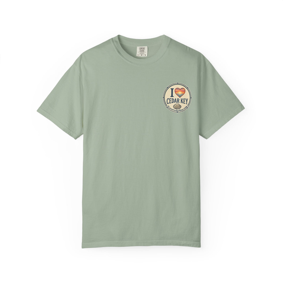 Official "I Love Cedar Key" Logo T-Shirt | Coastal Florida Tee