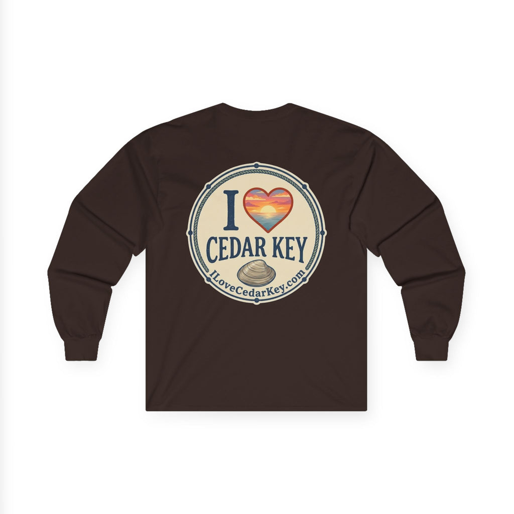 Official I Love Cedar Key logo  — Long Sleeve T-Shirt