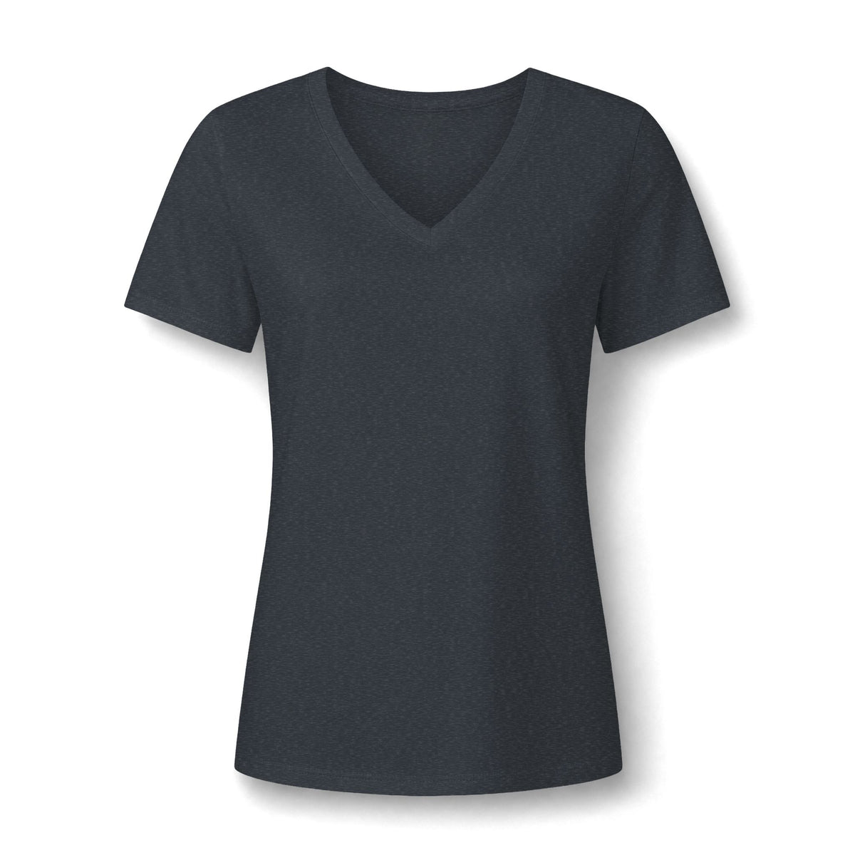 I Love Cedar Key Women's Relaxed V-Neck Tee — Soft Heathered Everyday Shirt