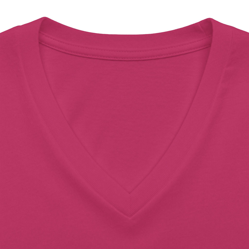 I Love Cedar Key Women's Relaxed V-Neck Tee — Soft Heathered Everyday Shirt