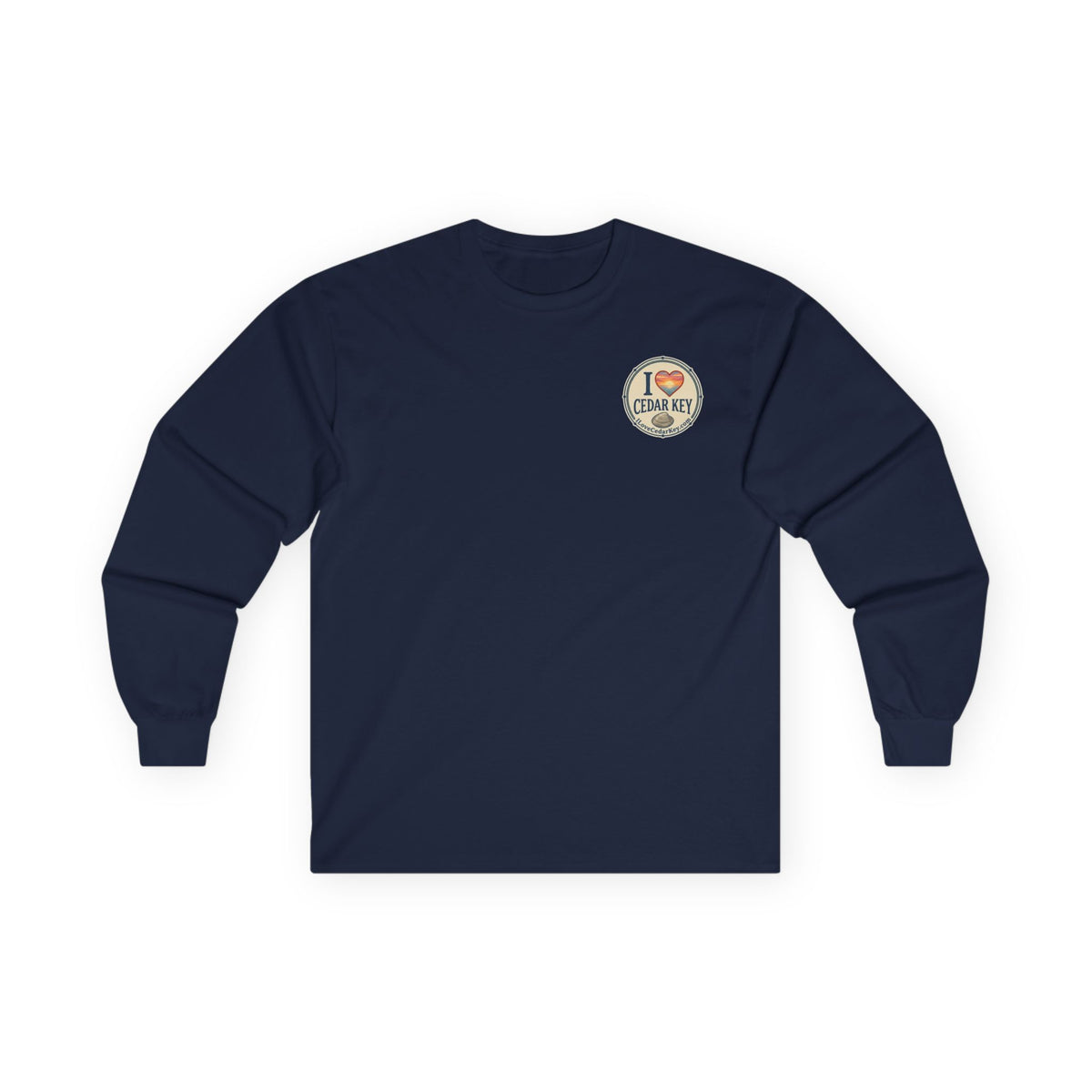 Official I Love Cedar Key logo  — Long Sleeve T-Shirt