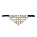 Clip-On Pet Bandana — "I Love Cedar Key" Logo Pattern Dog & Cat Collar Accessory