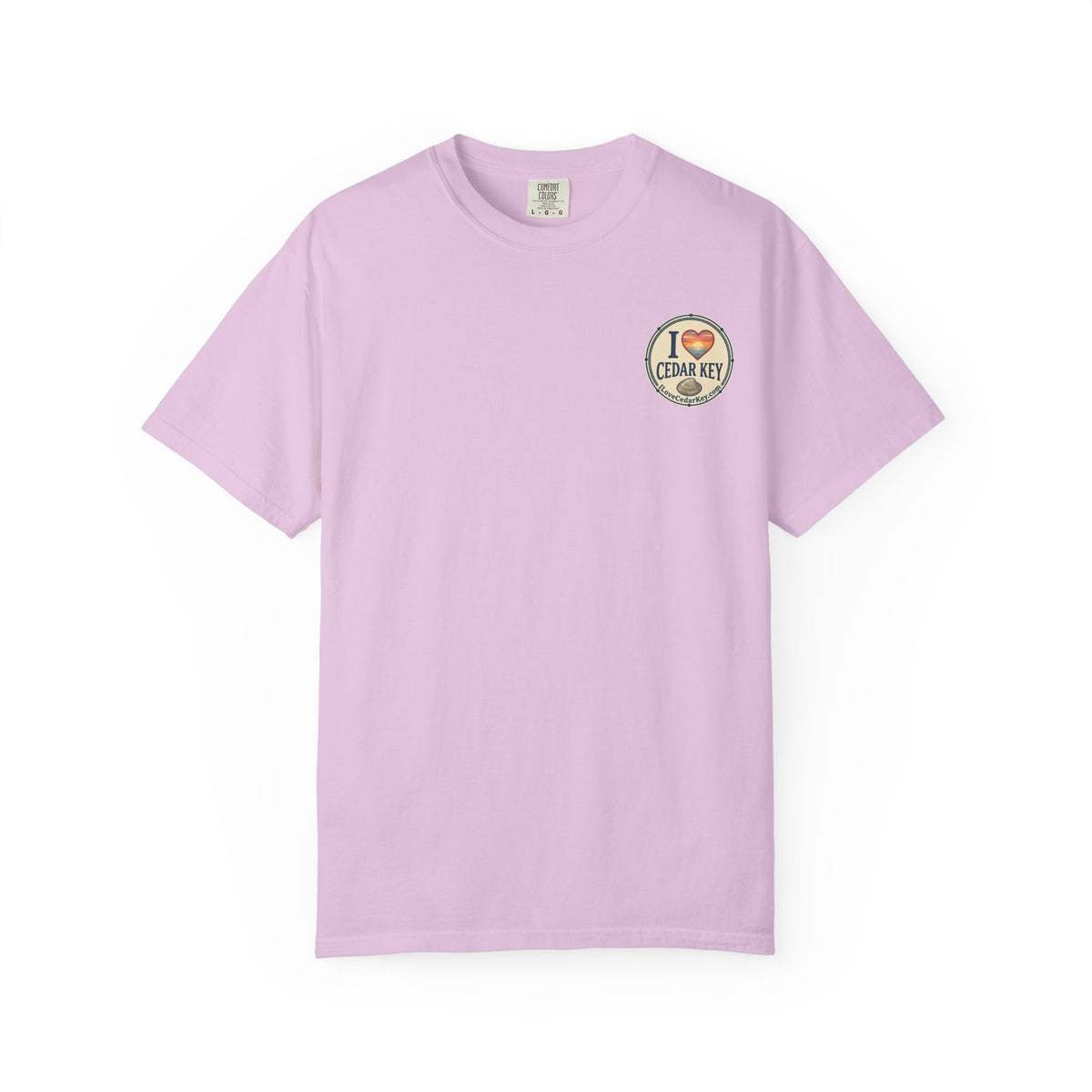 Official I Love Cedar Key logo Souvenir T-Shirt — Beach Tee