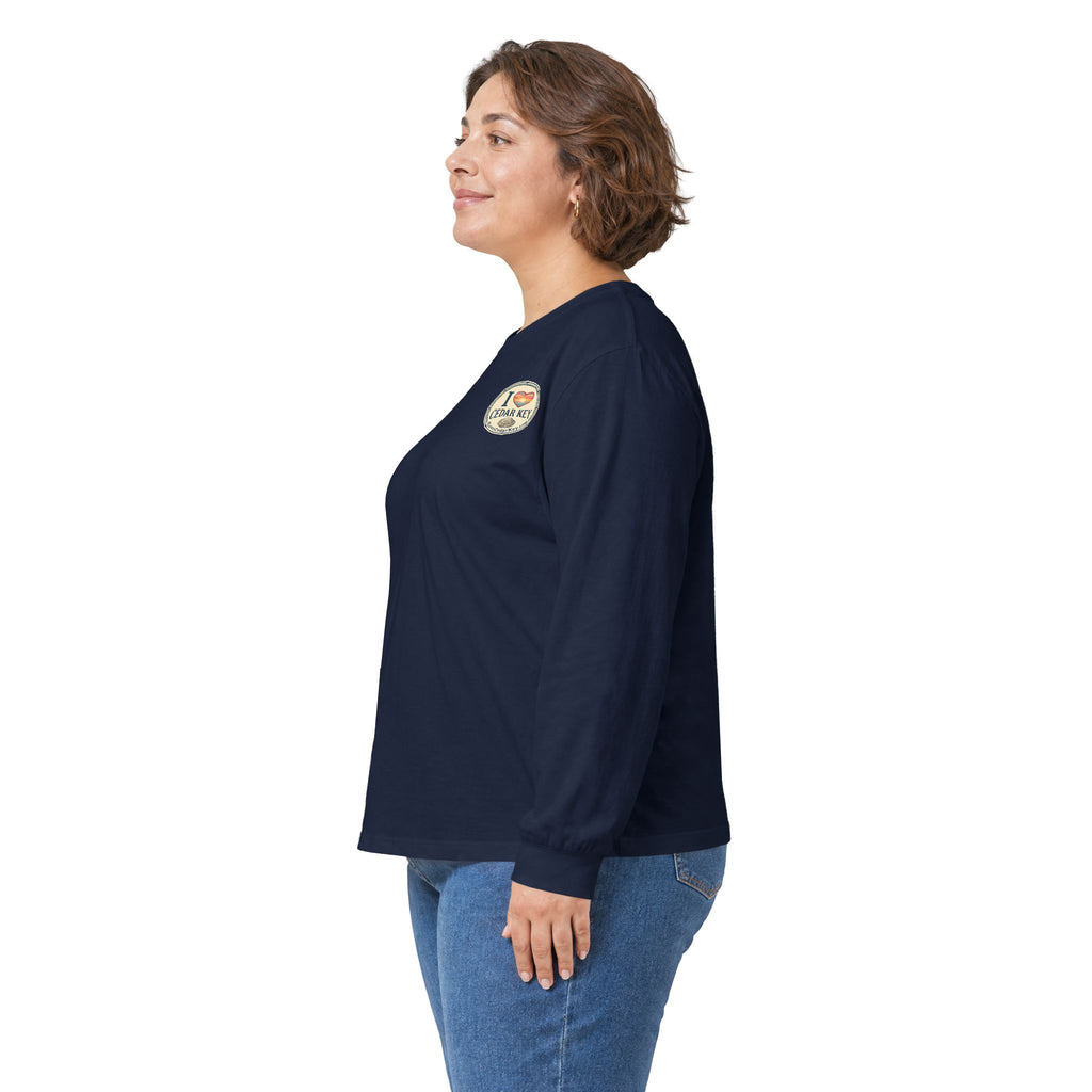 Official I Love Cedar Key logo  — Long Sleeve T-Shirt