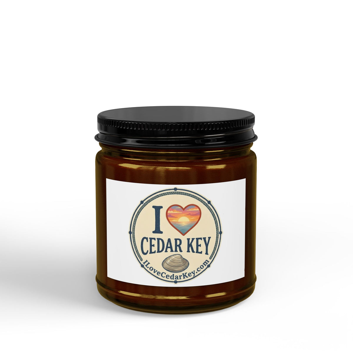 I Love Cedar Key Scented Soy Candle