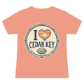 Official I Love Cedar Key logo V-Neck Tee