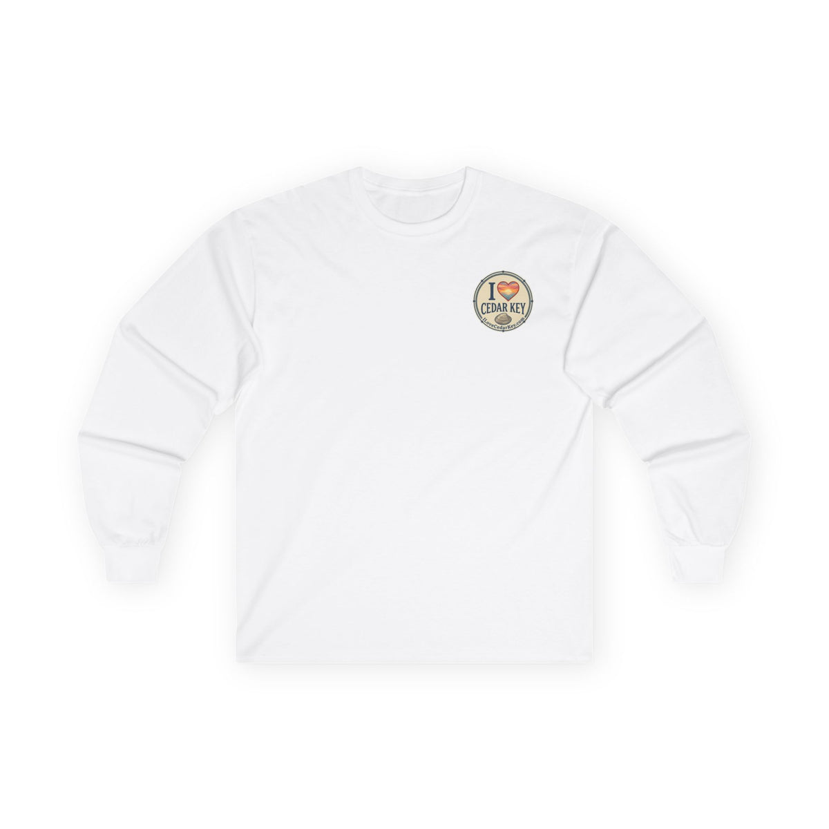Official I Love Cedar Key logo  — Long Sleeve T-Shirt