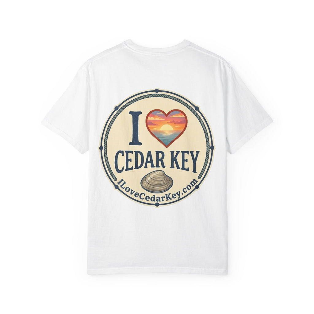 Official "I Love Cedar Key" Logo T-Shirt | Coastal Florida Tee
