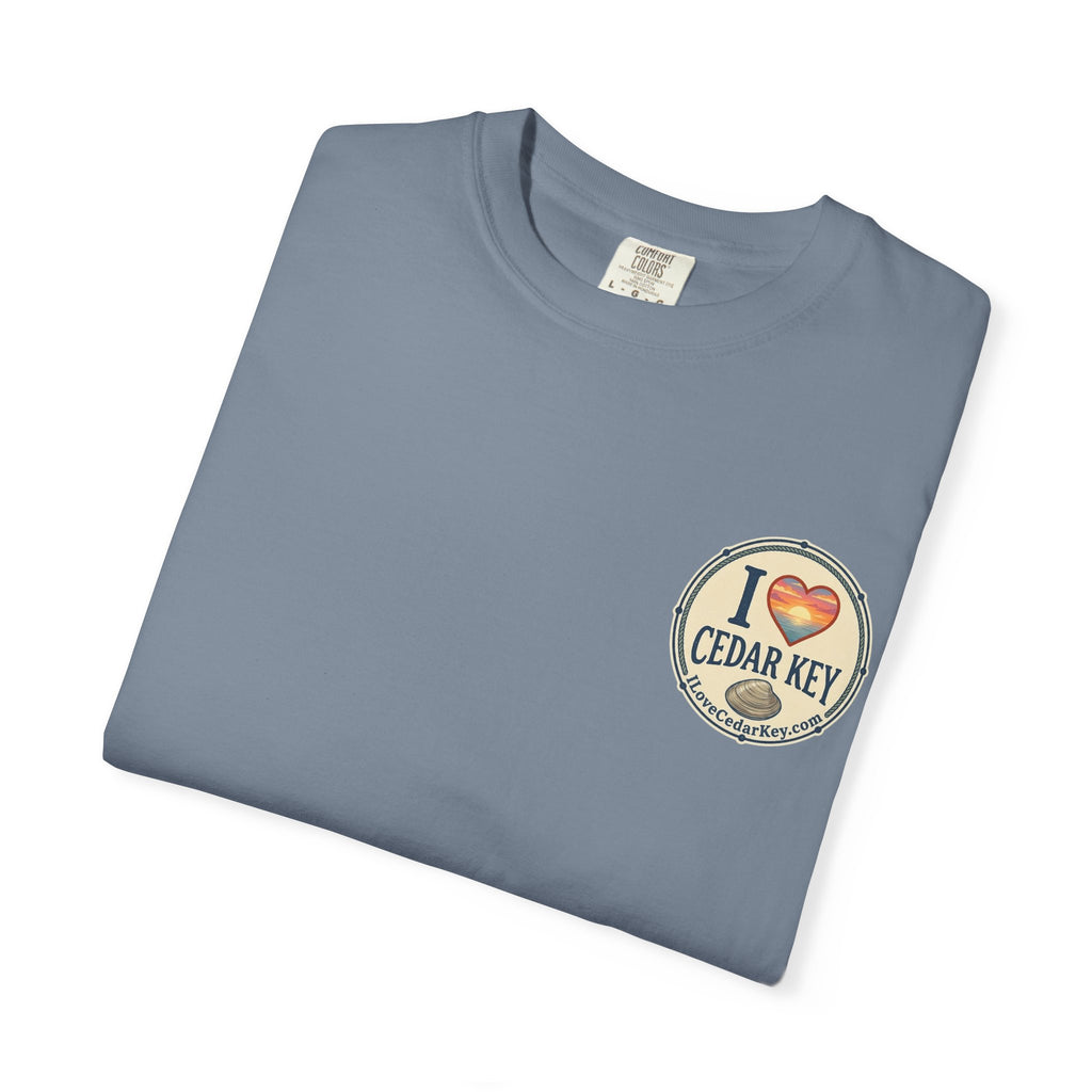Official "I Love Cedar Key" Logo T-Shirt | Coastal Florida Tee