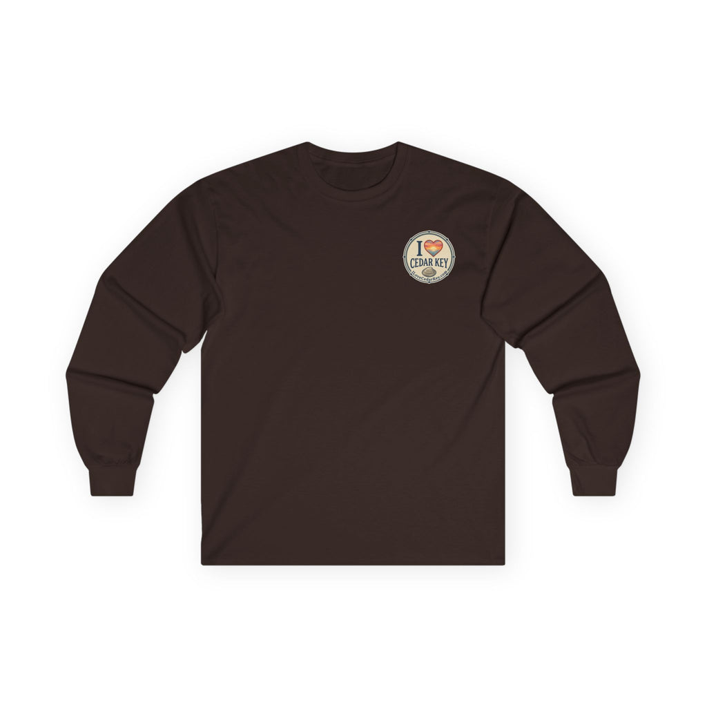 Official I Love Cedar Key logo  — Long Sleeve T-Shirt